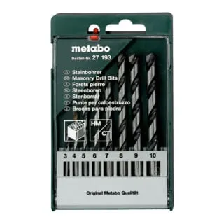 Metabo Steinbohrer-Kassette, 8-teilig