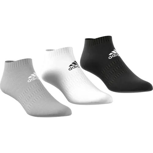 adidas Performance adidas Sportsocken Sneaker Cushion grau/weiss/schwarz - 3 Paar