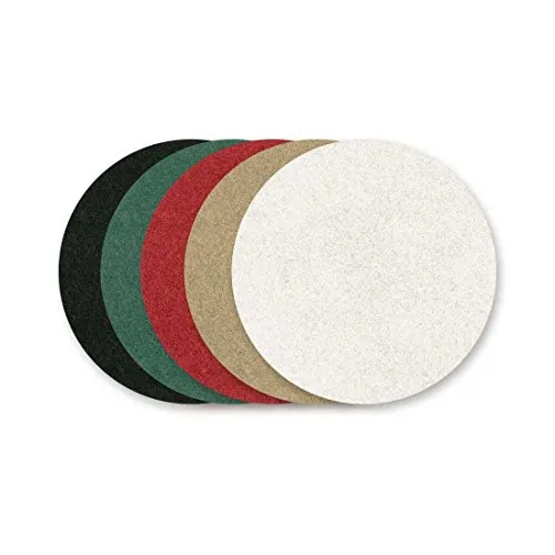 RETOL Normalpads, 150 mm, schwarz, f. Mehrscheibenmaschinen, Polyester (10 Stk.)