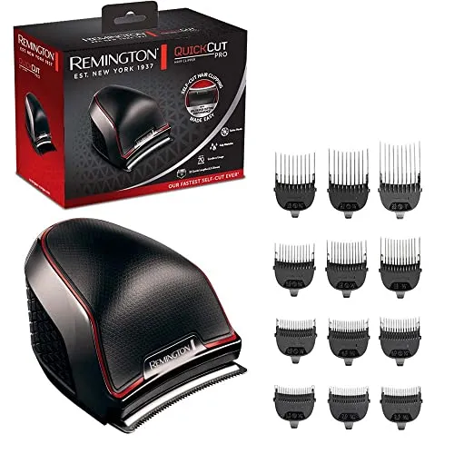 Remington Haarschneidemaschine HC4300 - Profi DIY Haarschneider mit selbstschärfenden Edelstahlklingen, 12 Aufsteckkämme und Turbo-Modus für dickes Haar