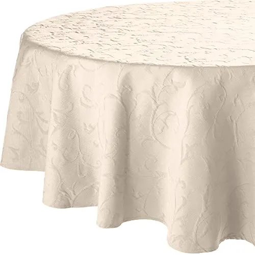 Erwin Müller Tischdecke Düsseldorf bügelfrei oval 160x220 cm - Bügelfreie Tischdecke in elegantem Uni Design, ideal für jeden Anlass. Pflegeleicht aus 70% Baumwolle, 30% Polyester, für eine einfache Reinigung bei 60 °C.