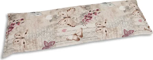 GO-DE Textil, Bank-Auflage 115cm, Schmetterling beige, 19228-11