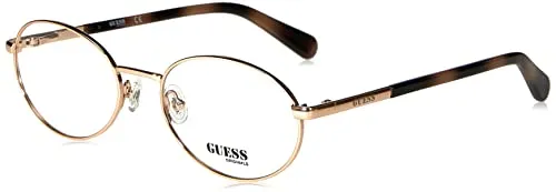 Guess GU8239 Brille, blassgold, 55 Unisex, Erwachsene