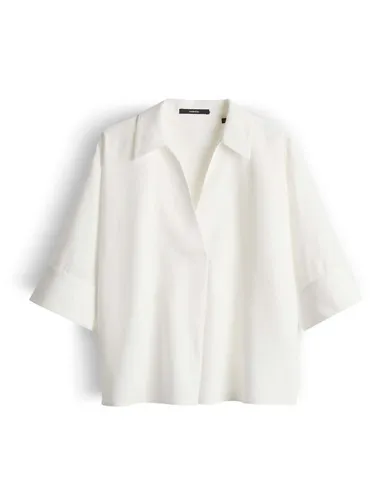 someday Langarmbluse Zinoa – Elegante Bluse mit V-Ausschnitt - Modische Langarmbluse in leichter A-Form mit 3/4-Ärmeln und V-Ausschnitt. Ideal für einen lässigen Look, pflegeleicht und mit dezenter Struktur. Perfekt für jeden Anlass.