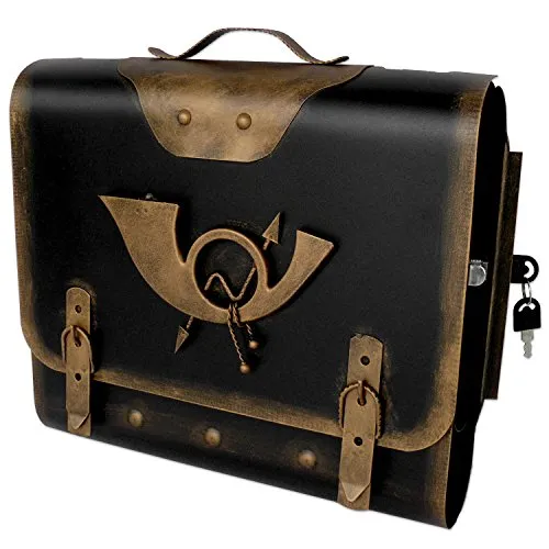 Wandbriefkasten Antik-Look mit Zeitungsfach von Stelling