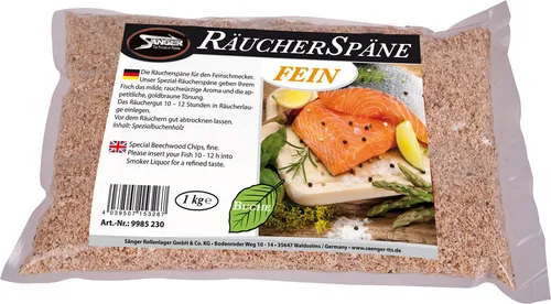 Sänger Räucherspäne fein 1 kg.
