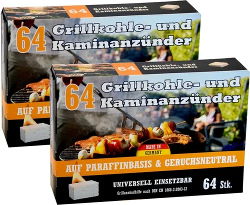 Produktbild Kohleanzünder 2er-Pack Grillkohleanzünder Kaminanzünder Ofenanzünder Zündhilfe