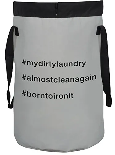 Spirella Wäschesammler Hashtag Faltbar Verschließbar Wäschekorb 75 Liter