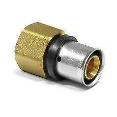 Press-fitting Verbundrohr 16x2 20x2 1/2 3/4 DVGW Heizung Verbundrohr Wasser (Übergang 20x2 3/4 IG)