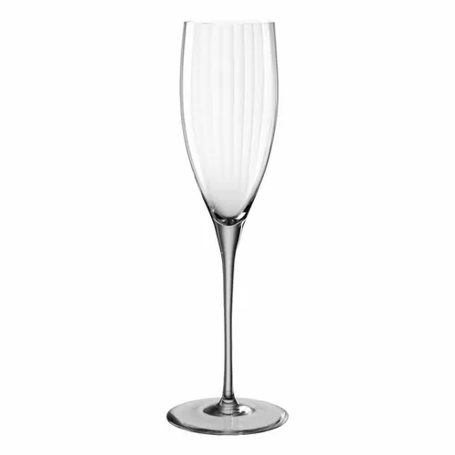 Leonardo Sektglas Poesia Sekt Glas Champagnerglas Kristallglas Grau 250 ml