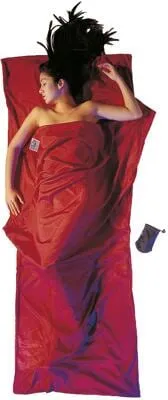 Cocoon TravelSheet Seide-Baumwolle - STK - monk-s red - Schlafsäcke: Extrem leichter Innenschlafsack aus Baumwolle und Seide, erhöht die Wärmeleistung um bis zu 4,8°C und ideal für Reisen in Hotels oder auf Berghütten.