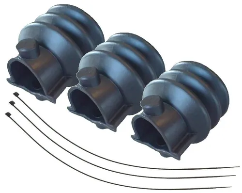 Knott Anhänger 3x Knott Faltenbalg Manschette + Kabelbinder