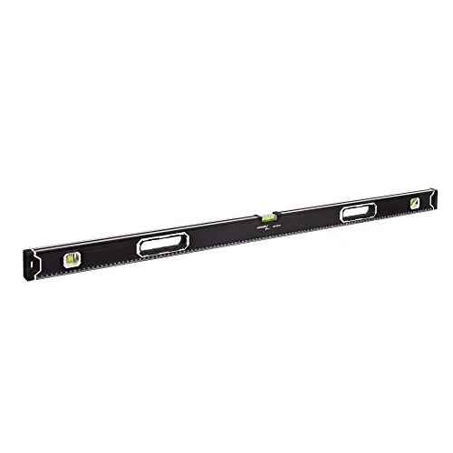MIVOS Aluminium Wasserwaage 120cm mit Magnet System und Aluminium-Gehäuse