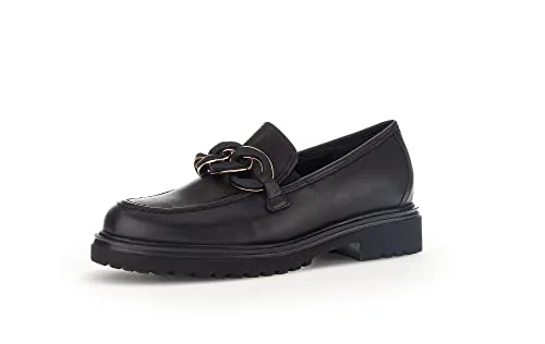 Gabor Damen Slipper - Komfortable Slip-Ons mit Wechselfußbett - Slipper & Mokassins für Damen, ideal für den ganzen Tag dank komfortabler Mehrweite (H) und Wechselfußbett für individuellen Tragekomfort.