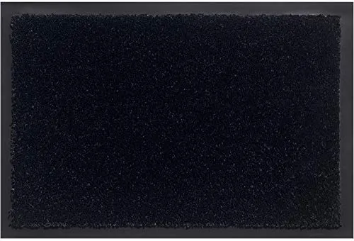 matches21 HOME & HOBBY Schmutzfangmatte als saugstarke Innen Fußmatte schwarz - Waschbarer Fußabtreter als robuste Sauberlaufmatte 60x80 cm - Antirutsch Türmatte für Eingangsbereich, Haustür, Flur