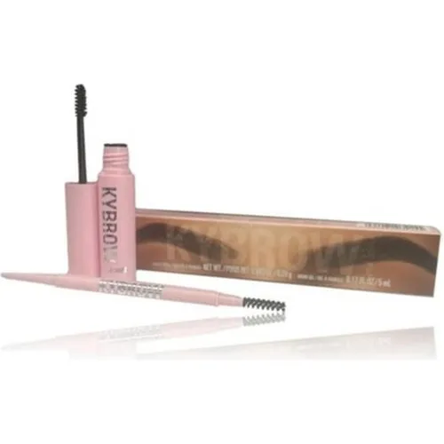 Kylie Make-up Set Kybrow Kit - 005 Deep Brown - Vielseitiges Augen-Make-up Set für perfekt definierte Brauen. Enthält hochwertige Produkte für ein makelloses Finish und einfache Anwendung.