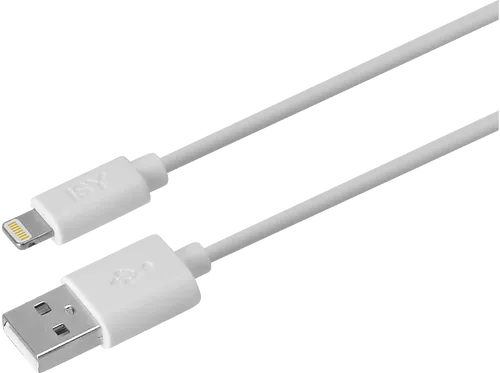 ISY Lightning , Ladekabel, 2 m, Weiß