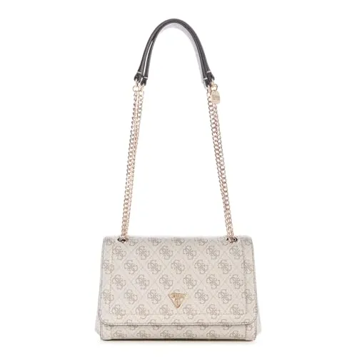 Guess Noelle II Umhängetasche 24 cm beige - Stylische Handtasche mit eleganter Optik, ideal für den Alltag und besondere Anlässe