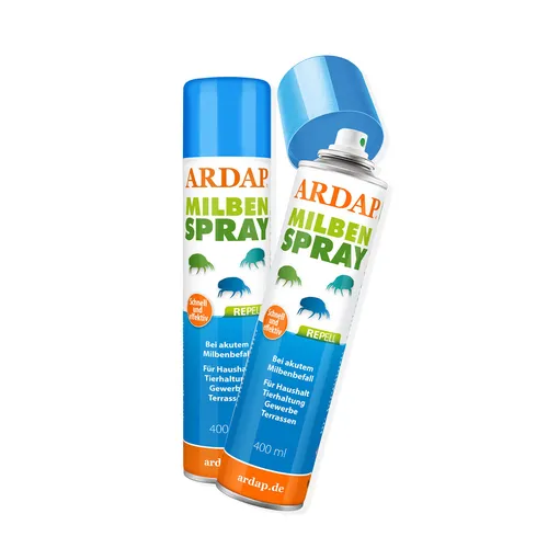 2x ARDAP Repell Milbenspray 400 ml (29,11€/1l)