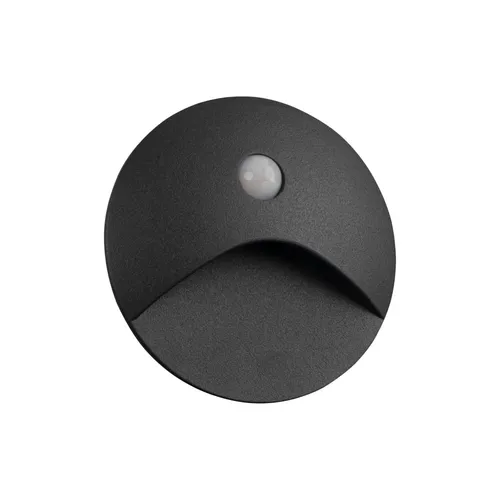 LED Wandeinbauleuchte EXIN Bewegungsmelder 4000K Treppenleuchte IP65 230V grau