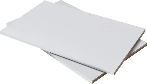 Einlegeboden-Set für Schwebetürenschränke Puls/Pedro - Zubehör für Möbel: Ergänzen Sie Ihren Schrank mit diesem pflegeleichten Einlegeboden-Set aus beständiger Holznachbildung für optimale Stauraumorganisation.