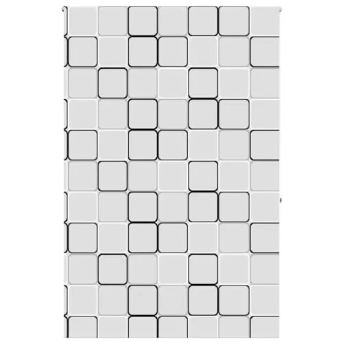 vidaXL Duschrollo 160x240 cm in schwarz von vidaXL