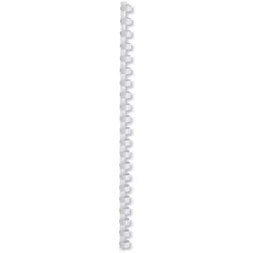 FELLOWES APEX WHITE PLASTIC COMB 12MM
