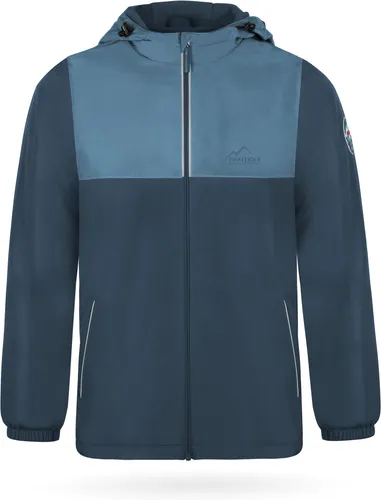 normani Regenjacke Kinder Tanana Unisex – Wasserdichte Winterjacke mit Fleece und Reflektoren - Die „Tanana“ Kinderjacke ist ideal für Abenteuer im Freien. Sie bietet kuschelige Wärme, ist wind- und wasserdicht und sorgt dank Reflektoren für Sicherheit bei Dämmerung. Praktische Taschen und ein verstellbarer Kordelzug runden das Design ab.