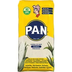 P.A.N. weißes helles Maismehl, vorgekocht 1kg