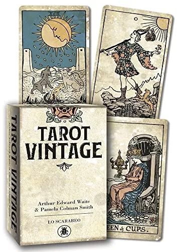 Arthur Edward Waite Pamela Colman Smith Tarot Vintage - Philosophie & Spiritualität: Entdecken Sie die zeitlose Weisheit des Tarot mit dieser hochwertigen US-Importausgabe, die von Sasha Graham verfasst wurde.