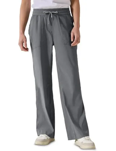 Cecil Damen Wide Leg Hose - Damen-Jeanshose im Loose Fit mit High Waist und Wide Legs, ideal für einen lässigen Look. Elastischer Bund mit Tunnelzug für perfekten Sitz und angenehmen Tragekomfort.