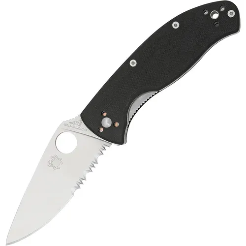 Spyderco Tenacious Black G-10 Comboedge Taschenmesser