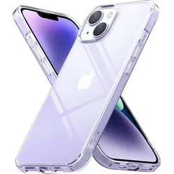 Schutzhülle für Apple iPhone 14 Hülle Transparent Slim Cover Clear Case - Transparent
