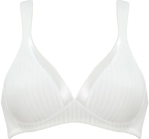 Naturana Schalen-BH mit dezentem Satinbesatz beige 80 - Funktionsunterwäsche, nahtlos vorgeformt für optimalen Tragekomfort und femininen Stil, ideal für den Alltag.