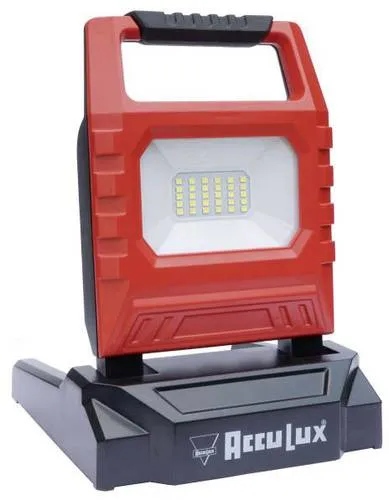 AccuLux 1500 LED Baustrahler 15W 1500lm - Taschenlampen - Ladbarer Arbeitsstrahler mit 15 W Power LED, ideal für drinnen und draußen, sorgt für helles Licht bei jedem Einsatz.