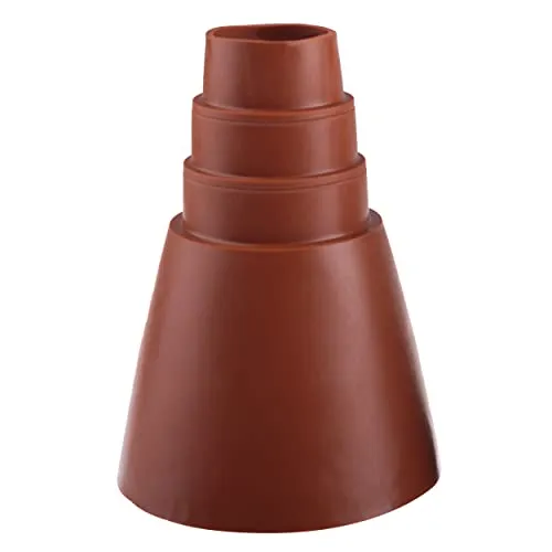 DSO Gummimanschette Universal 32-60 mm - Ziegelrot - Beste Abdichtung SAT-Receiver