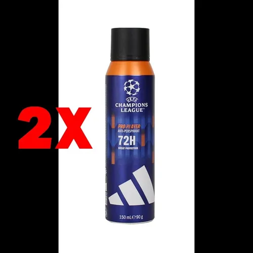 X ADIDAS DEODORANT SPRAY 72H UEFA PRO PLAYER 150 ML 2 von adidas