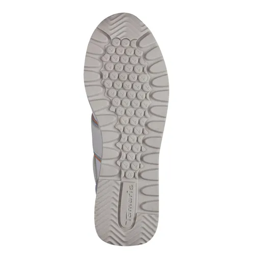 Tamaris Schnürer Damen Vegan sportlich blau, EU 39 - Damen-Sneaker aus veganen Materialien, herausnehmbare Sohle für optimalen Komfort und flache Sohle für jeden Anlass – ideal für umweltbewusste Fashion-Liebhaber!