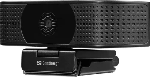 Sandberg USB Webcam Pro Elite 4K UHD - Webcams – Professionelle 4K-UHD-Qualität mit rauschreduzierendem Mikrofon, Autofokus und automatischer Lichtkorrektur für perfekte Videokonferenzen.