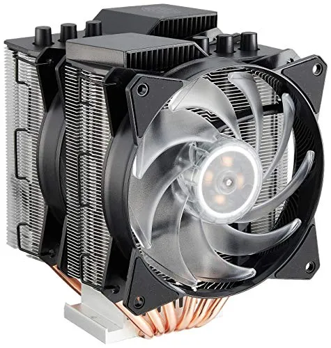 Cooler Master MasterAir MA621P TR4 Edition, CPU-Kühler Entwickelt für AMD Ryzen Threadripper, 2x 120-mm-RGB-Lüfter, inkl. RGB-LED-Controller