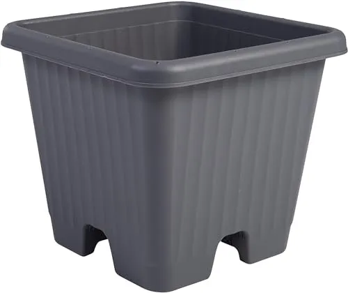 Iris Ohyama, Pflanzentopf, Traglufthalle mit Wasserablaufsystem für die Gartenarbeit - Air Vegetable Planter 400, Grau