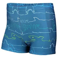 Aquarti Badehose Aquarti Jungen Badehose Gestreift mit Motiven blau 104