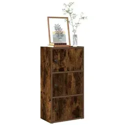 vidaXL Bücherregal Räuchereiche 40x24x77 cm von vidaXL