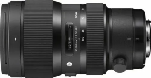 Sigma 50-100mm F1,8 DC HSM Art - Zoom-Objektiv für Nikon F, große F1,8-Blende für hervorragende Bildqualität und Reflexe reduzierendes Design