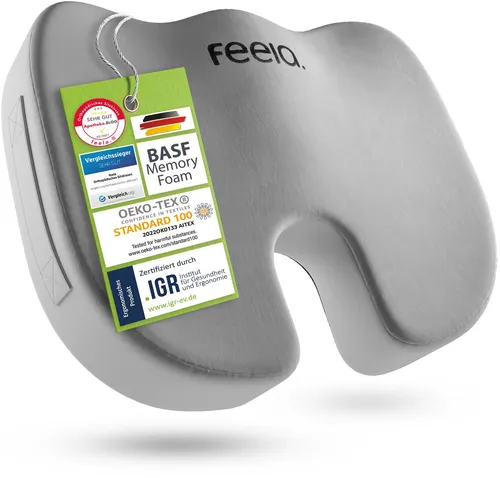 feela.® Orthopädisches Sitzkissen in silber von feela