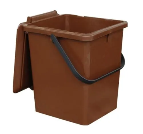 GARANTIA Kompostereimer 10 Liter, braun