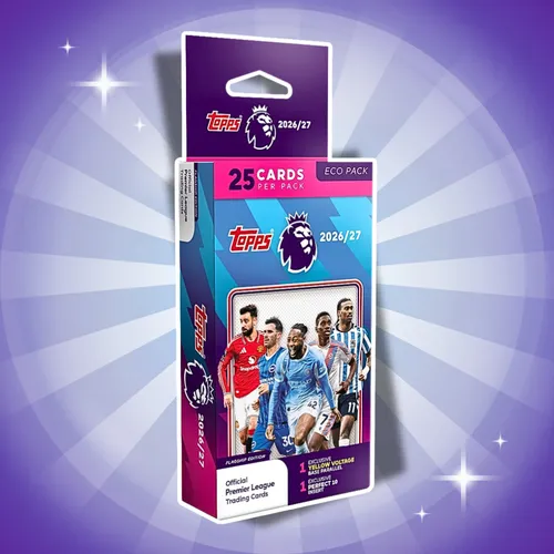 Topps Flagship Premier League Trading Cards 2026/2027 ECO Pack – 25 Karten mit