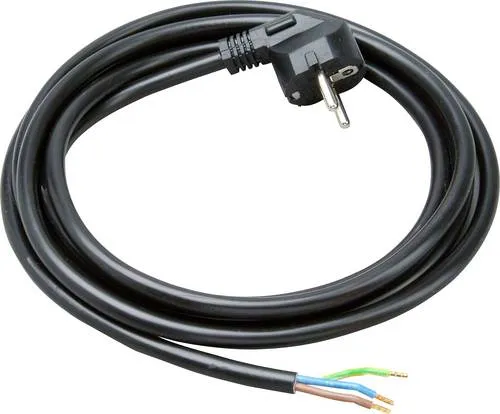 Kopp 147703019 Strom Anschlusskabel Schwarz 3m