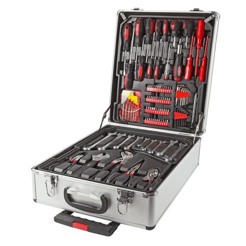 Dema Alu Werkzeugkoffer 251tlg – Ideal für Profis und Heimwerker - Werkzeugkoffer, 251tlg bestückt, mit 4 Ebenen für optimale Organisation und Mobilität – perfekt für jedes Projekt!