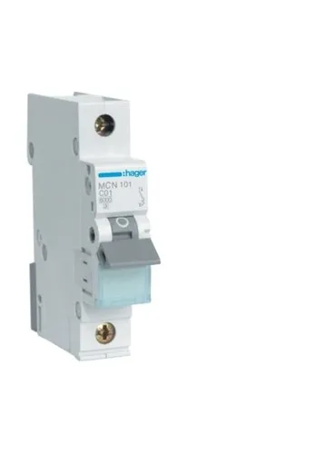Hager MCN101 Leitungsschutzschalter 1polig C1A 6kA